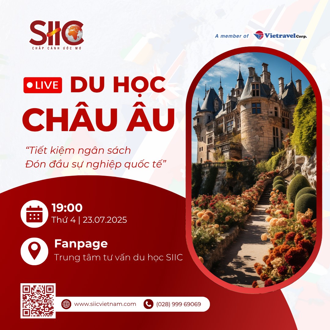 livestream du học Châu ÂU
