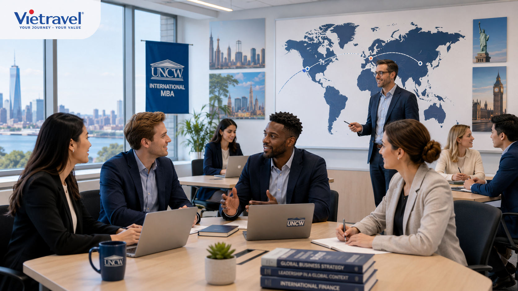 chương trình International MBA tại Mỹ với trải nghiệm học tập toàn cầu